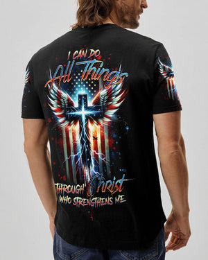 I Can Do All Things Cross Wings Men's All Over Print Shirt - Tltr1701244
