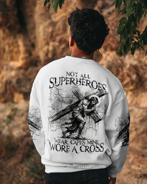 Not All Superheroes Wear Capes Mine Wore A Cross Men's All Over Print Shirt - Tltr1809243