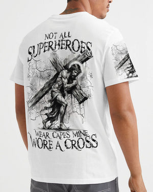 Not All Superheroes Wear Capes Mine Wore A Cross Men's All Over Print Shirt - Tltr1809243