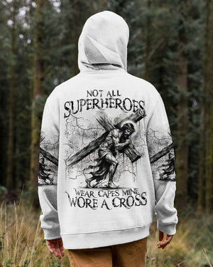 Not All Superheroes Wear Capes Mine Wore A Cross Men's All Over Print Shirt - Tltr1809243