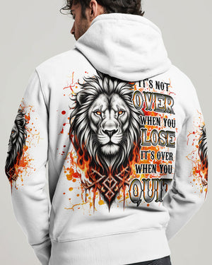 It's Not Over When You Lose Lion Men's All Over Print Shirt - Tltr1809252
