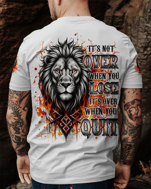 It's Not Over When You Lose Lion Men's All Over Print Shirt - Tltr1809252