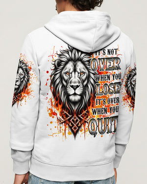 It's Not Over When You Lose Lion Men's All Over Print Shirt - Tltr1809252