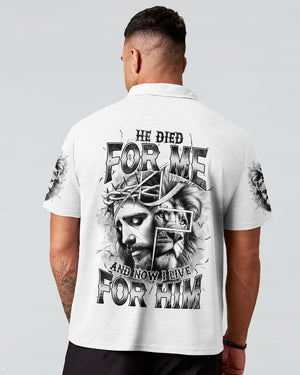 He Died For Me Lion Men's All Over Print Shirt - Tltr2205255
