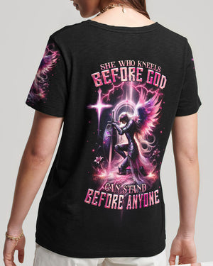 She Who Kneels Before God Women's All Over Print Shirt - Tltr2211233