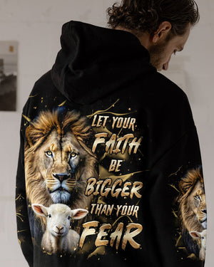 Let Your Faith Be Bigger Than Your Fear Lion Men's All Over Print Shirt - Tltr2908253