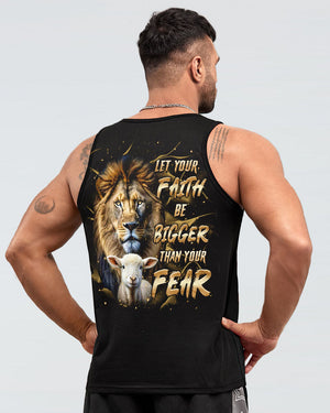 Let Your Faith Be Bigger Than Your Fear Lion Men's All Over Print Shirt - Tltr2908253