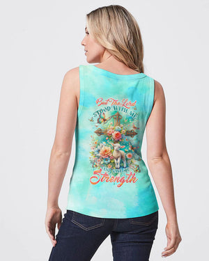 But The Lord Stood With Me Lamb Women's All Over Print Shirt - Tltw0111234