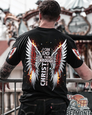 I Can Do All Things Cross Wings Men's All Over Print Shirt - Tltw0402255