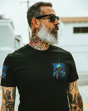 The Devil Saw Me With My Head Down Warrior Men's All Over Print Shirt - Tltw0405245
