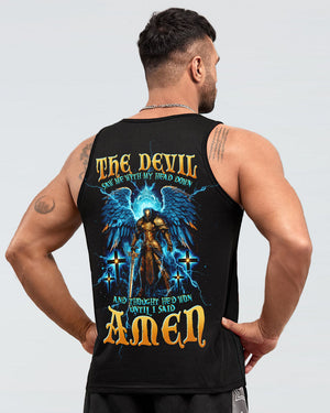 The Devil Saw Me With My Head Down Warrior Men's All Over Print Shirt - Tltw0405245