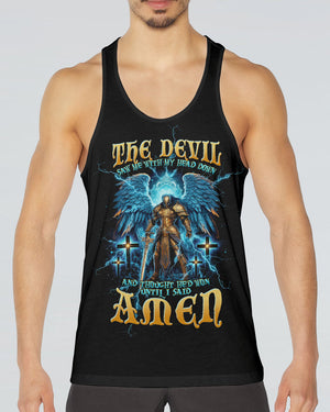 The Devil Saw Me With My Head Down Warrior Men's All Over Print Shirt - Tltw0405245