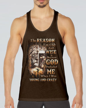 The Reason I’m Old And Wise Lion Men's All Over Print Shirt - Tltw0412251