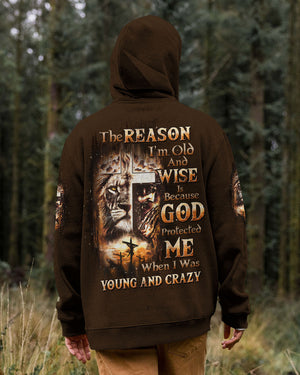 The Reason I’m Old And Wise Lion Men's All Over Print Shirt - Tltw0412251