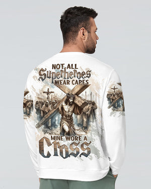 Not All Superheroes Wear Capes Mine Wore A Cross Men's All Over Print Shirt - Tltw0511244