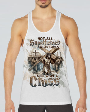 Not All Superheroes Wear Capes Mine Wore A Cross Men's All Over Print Shirt - Tltw0511244