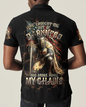He Brought Me Out Of Darkness Warrior Men's All Over Print Shirt - Tltw0809255