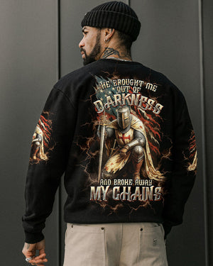 He Brought Me Out Of Darkness Warrior Men's All Over Print Shirt - Tltw0809255