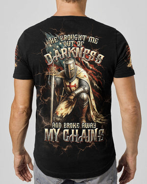 He Brought Me Out Of Darkness Warrior Men's All Over Print Shirt - Tltw0809255