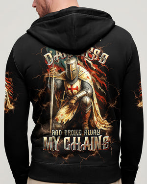 He Brought Me Out Of Darkness Warrior Men's All Over Print Shirt - Tltw0809255