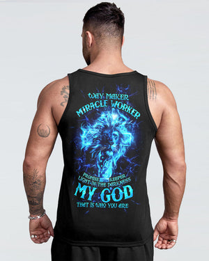 Way Maker Miracle Worker Cross Lion Men's All Over Print Shirt - Tltw1304245