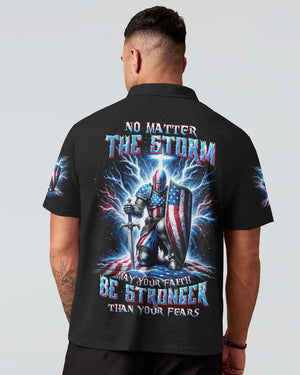 No Matter The Storm Warrior Men's All Over Print Shirt - Tltw1512233