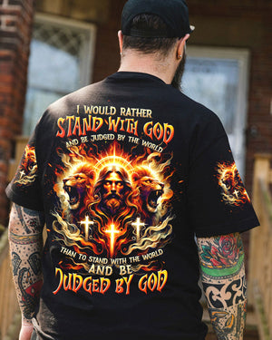 I Would Rather Stand With God Men's All Over Print Shirt - Tltw1705245