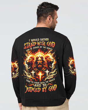 I Would Rather Stand With God Men's All Over Print Shirt - Tltw1705245