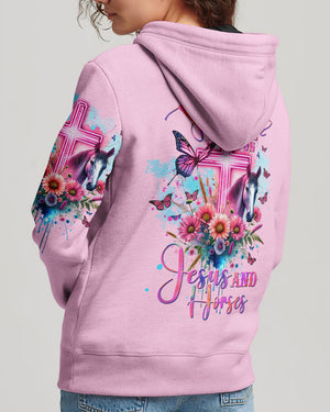 Runs On Jesus And Horses Women's All Over Print - Tltw1812233