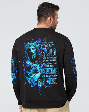 I Would Rather Stand With God Men's All Over Print Shirt - Tltw2006244