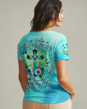 Look Back And Thank God Women's All Over Print Shirt - Tltw2207243