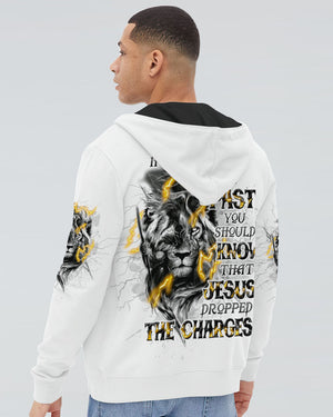 Jesus Dropped The Charges Lion Men's All Over Print Shirt - Tltw2608244
