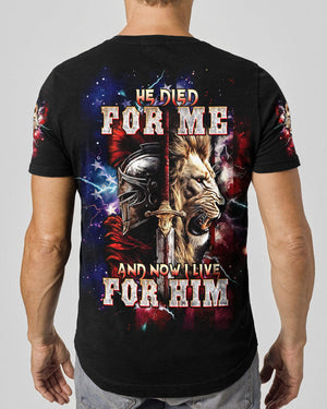 He Died For Me Lion Warrior Men's All Over Print Shirt - Tltw2702252