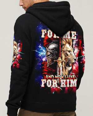 He Died For Me Lion Warrior Men's All Over Print Shirt - Tltw2702252