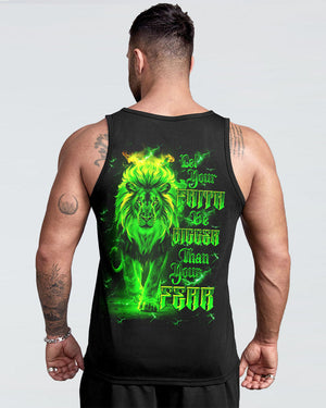 Let Your Faith Be Bigger Than Your Fear Lion Men's All Over Print Shirt - Tltw2808253