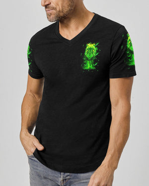 Let Your Faith Be Bigger Than Your Fear Lion Men's All Over Print Shirt - Tltw2808253