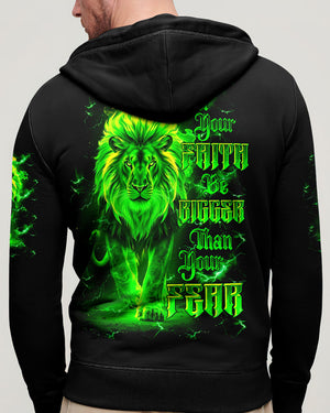 Let Your Faith Be Bigger Than Your Fear Lion Men's All Over Print Shirt - Tltw2808253