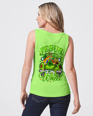 Jesus Take The Wheel Patrick's Day Women's All Over Print Shirt - Ty0301242