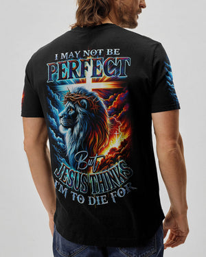 I May Not Be Perfect Lion Men's All Over Print Shirt - Ty1801241