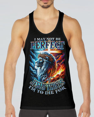 I May Not Be Perfect Lion Men's All Over Print Shirt - Ty1801241