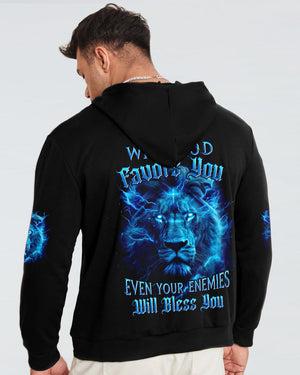 When God Favors You Lion Men's All Over Print Shirt - Tyhi1304242
