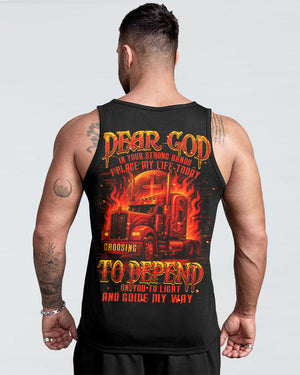 Dear God Trucker Men's All Over Print Shirt - Typq0108254