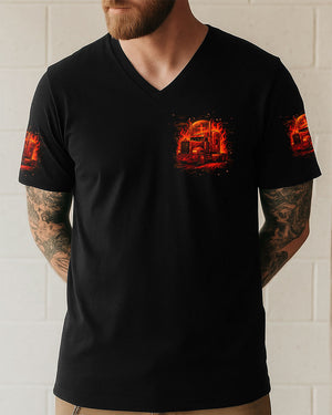 Dear God Trucker Men's All Over Print Shirt - Typq0108254