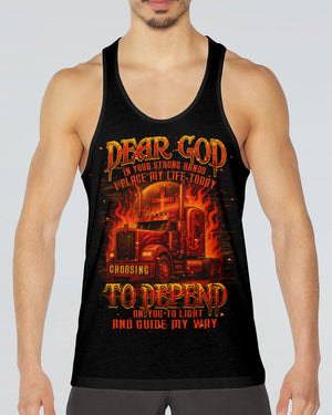 Dear God Trucker Men's All Over Print Shirt - Typq0108254