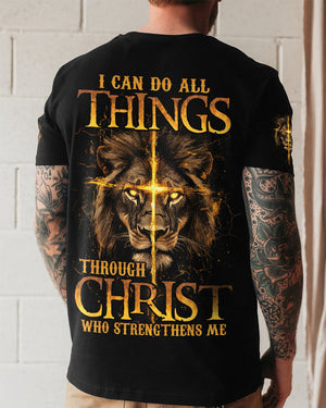 I Can Do All Things Lion Men's All Over Print Shirt - Typq2410251