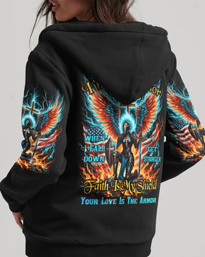 I'm A Warrior Women's All Over Print Shirt - Tyqy0311232