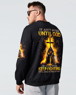 It Ain't Over Until God Says It's Over Men's All Over Print Shirt - Tyqy0412244