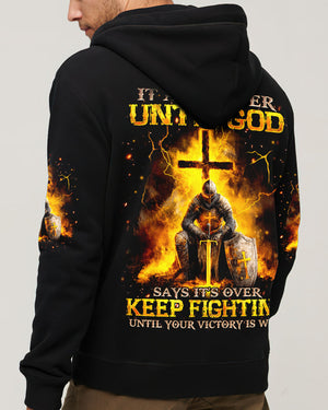 It Ain't Over Until God Says It's Over Men's All Over Print Shirt - Tyqy0412244