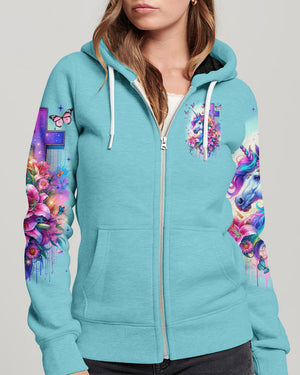 Runs On Jesus And Unicorns Women's All Over Print Shirt - Tyqy1612231