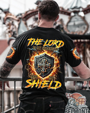 The Lord Is My Strength And My Shield Men's All Over Print Shirt - Tyqy2011243